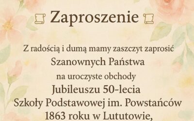 Jubileusz 50 lecia Szkoły Podstawowej